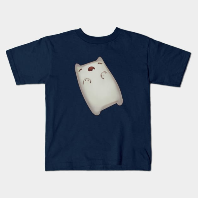 Sleepy cat Kids T-Shirt by cokyfish